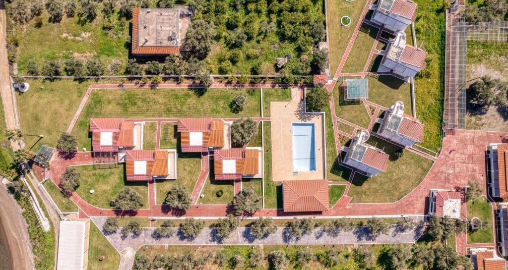 Πανοραμική φωτογραφία blue marine village